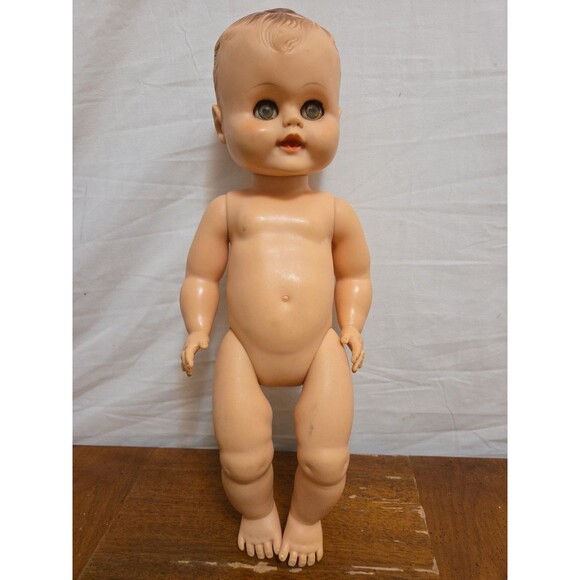 Sunny Tears Babee-Bee Doll W/ Sleep Eyes 15" The Sun Rubber Co. 1950s Vintage - Picture 1 of 3